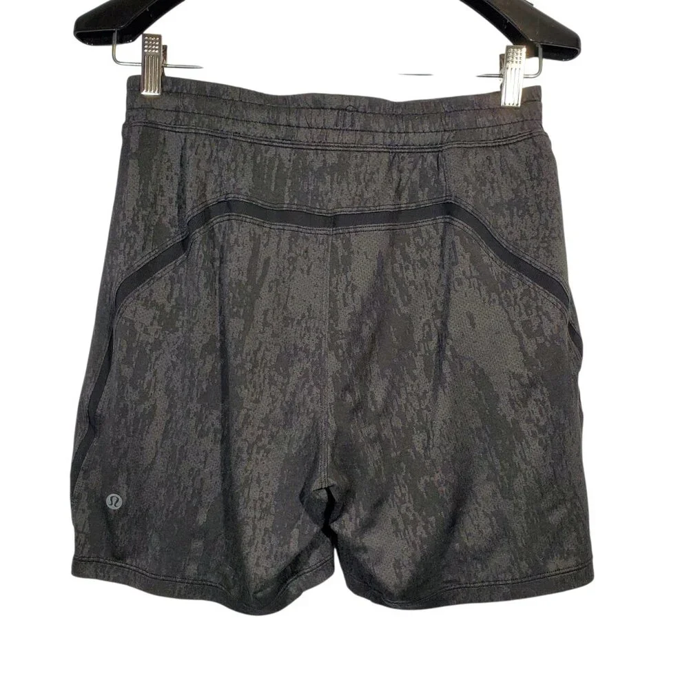 Lululemon Pace Breaker Shorts Lined Men's S Gray Running Gym Workout